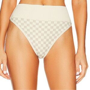 Beach Riot Cream Checkered Bikini Bottom ISO!!!!! Thank you!
